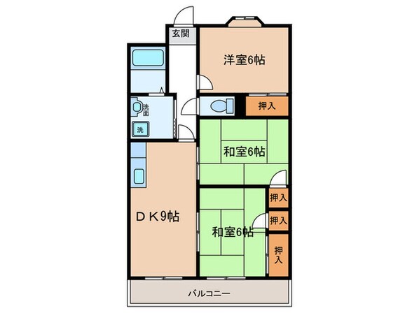 メゾン畑田の物件間取画像